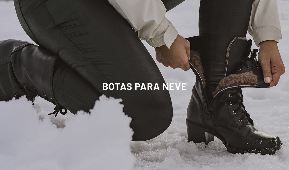 Banner bota impermeável para neve